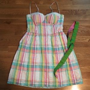 multi color plaid vintage Lilly Pulitzer dress!